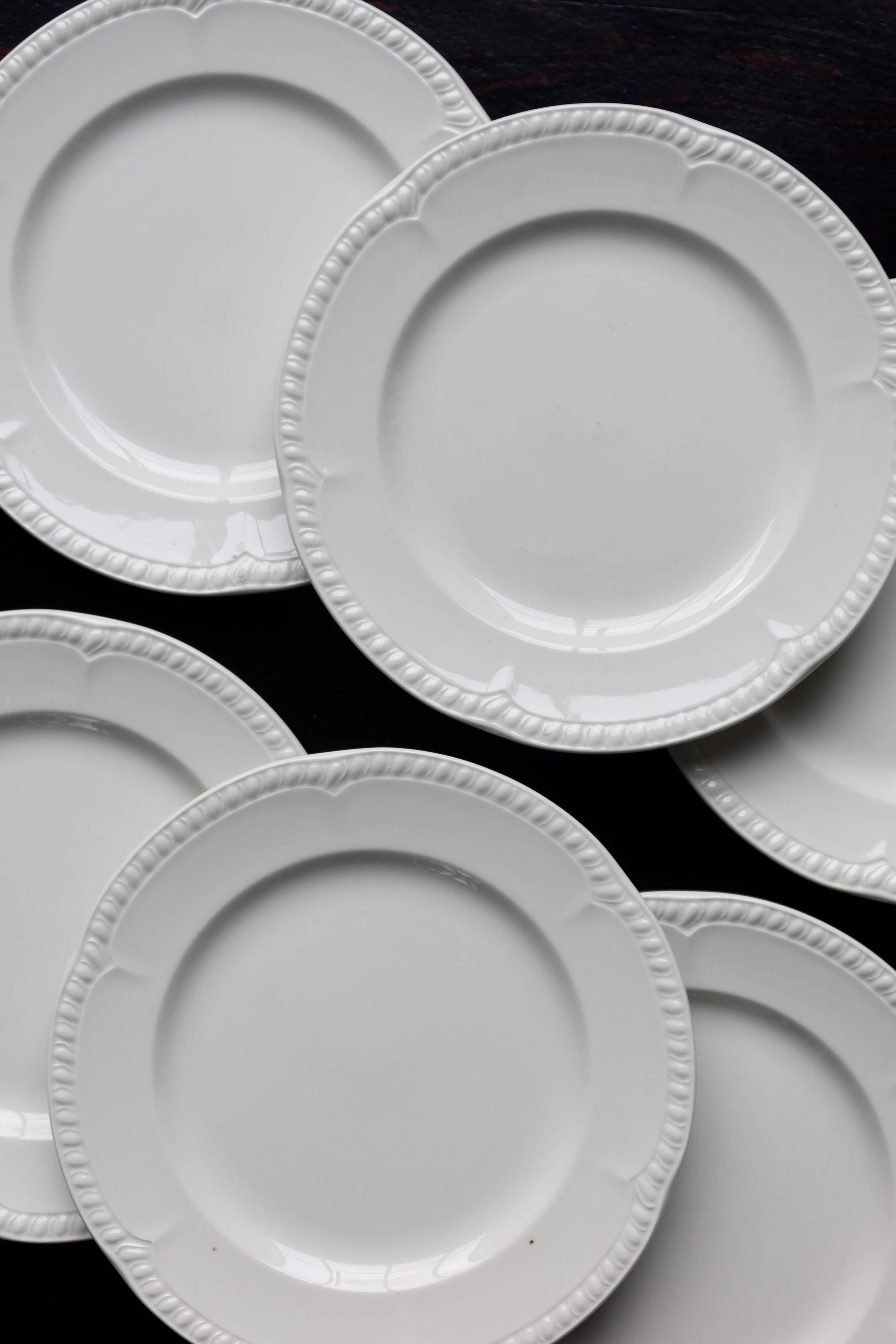 6 assiettes plates vintage porcelaine anglaise Churchill