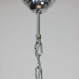 Lustre vintage en verre de murano par vistosi avec 27 disques / italie des années 60 / design italien de l'ère spatiale