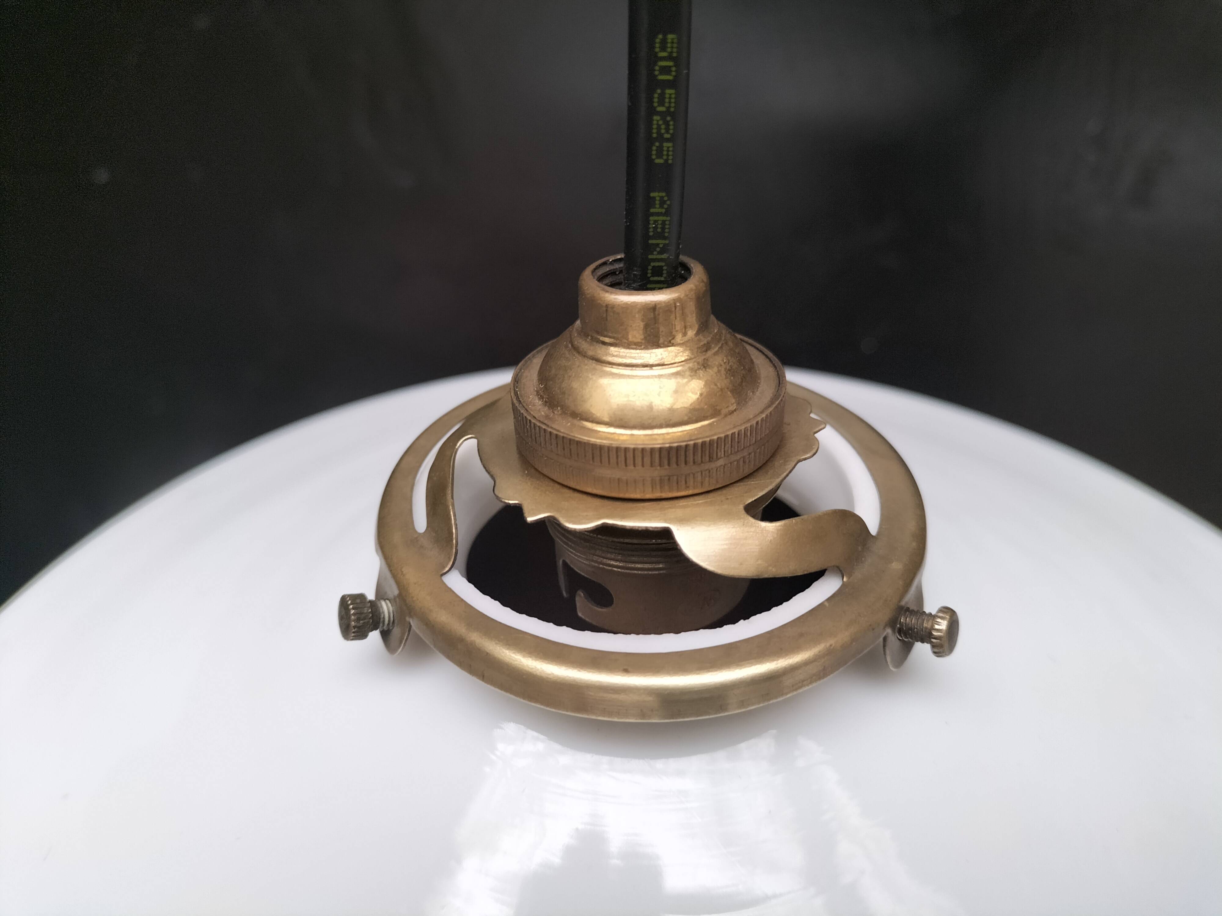 Opaline pendant lights