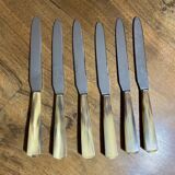 PRODUCT BHV - Set of 6 small vintage horn knives