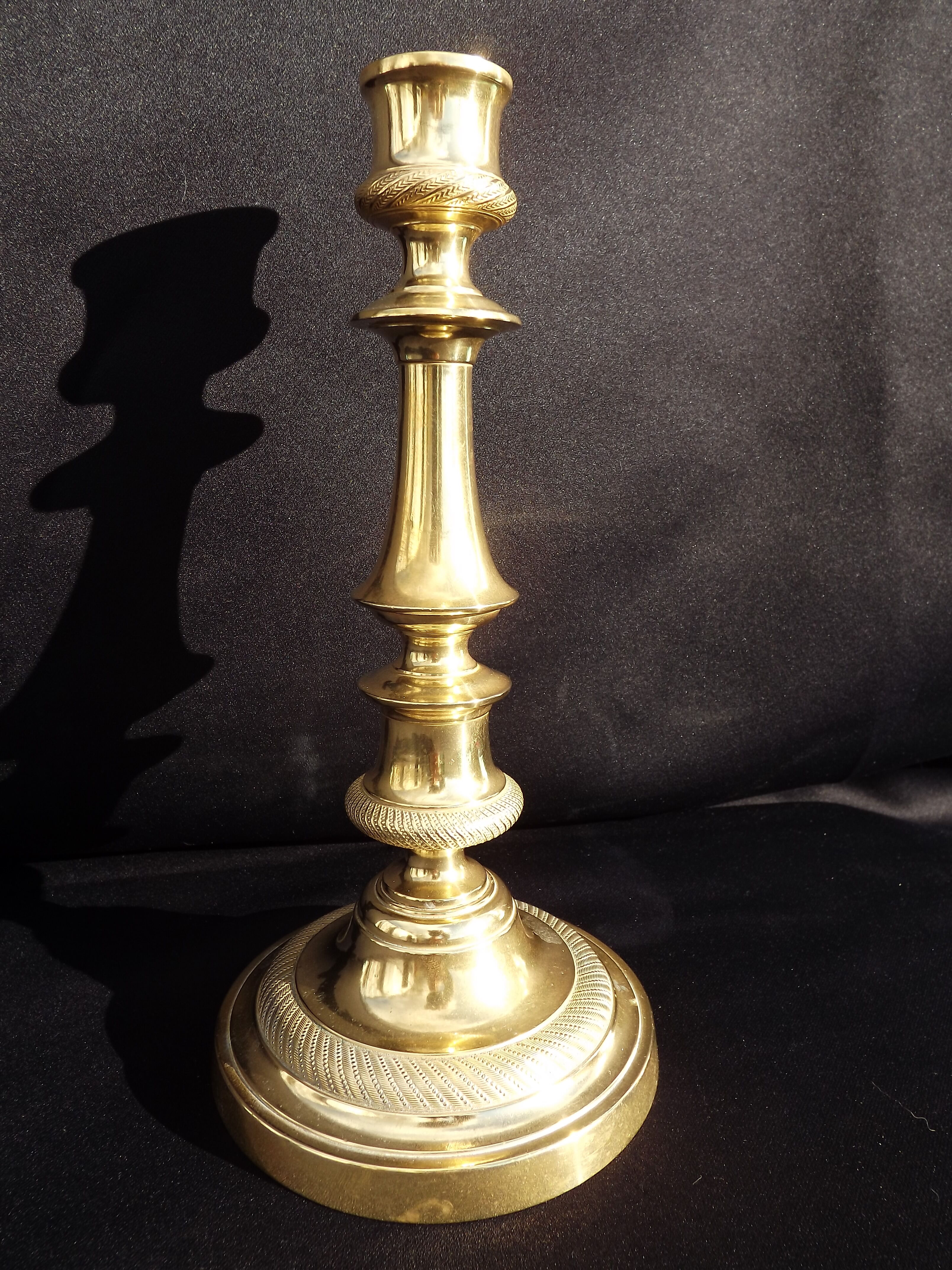 Candlestick period "restoration" in bronze