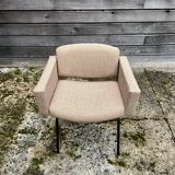 “Conseil” armchair by Pierre Guariche for the publisher Meurop with LVMH fabric