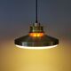 Hanging lamp from Danish Lyskær lighting, 1980s.