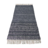 Tapis berbère marocain gris en laine tissé à la main 158x78cm