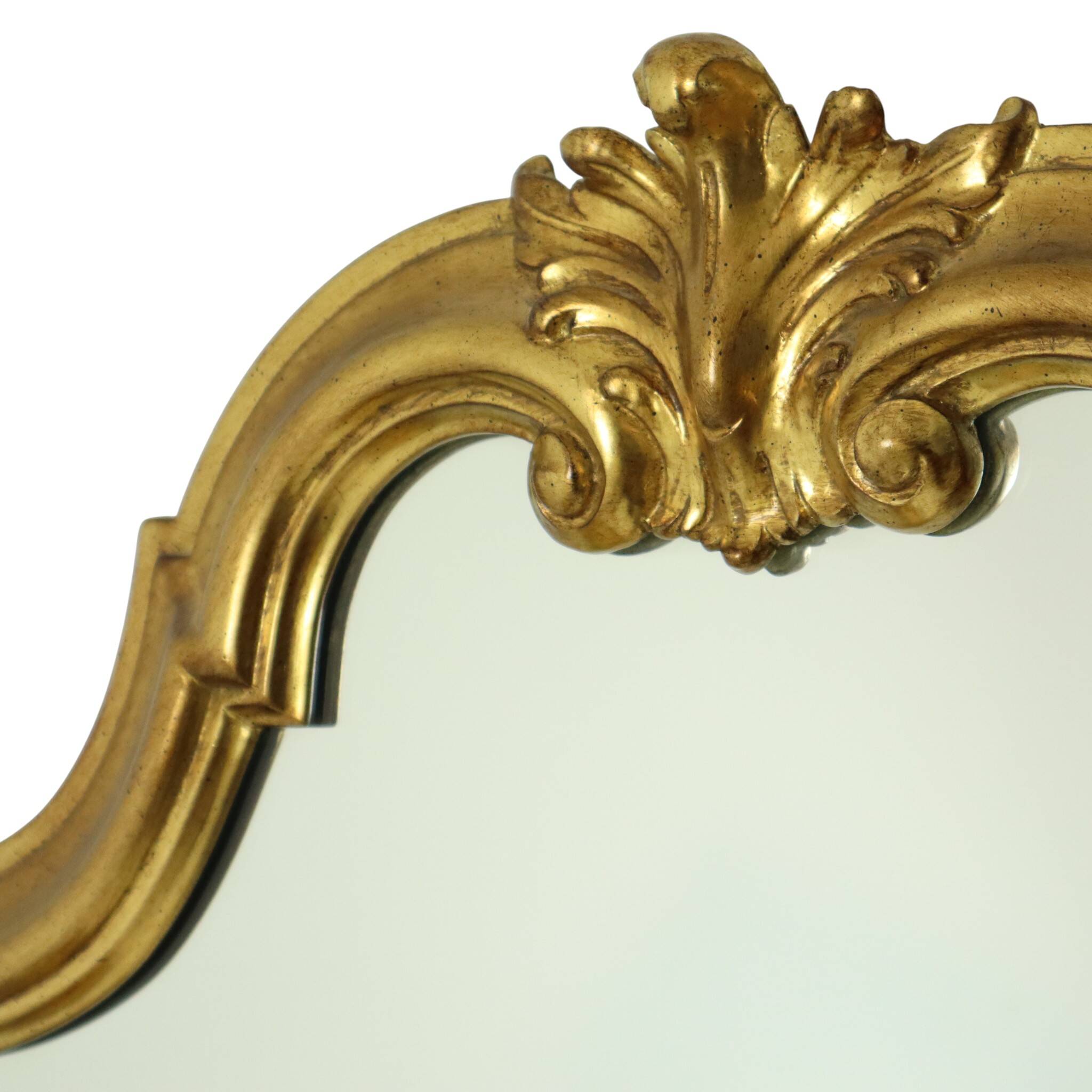 Miroir Deknudt doré classique, style baroque, 104 cm