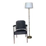 Afoc Vintage 60s/70s Hairdressing Chair - Chrome and Black Faux Leather