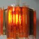 Claus Bolby brass plexiglas ceiling light