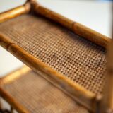 Bamboo pagoda shelf, 1960s