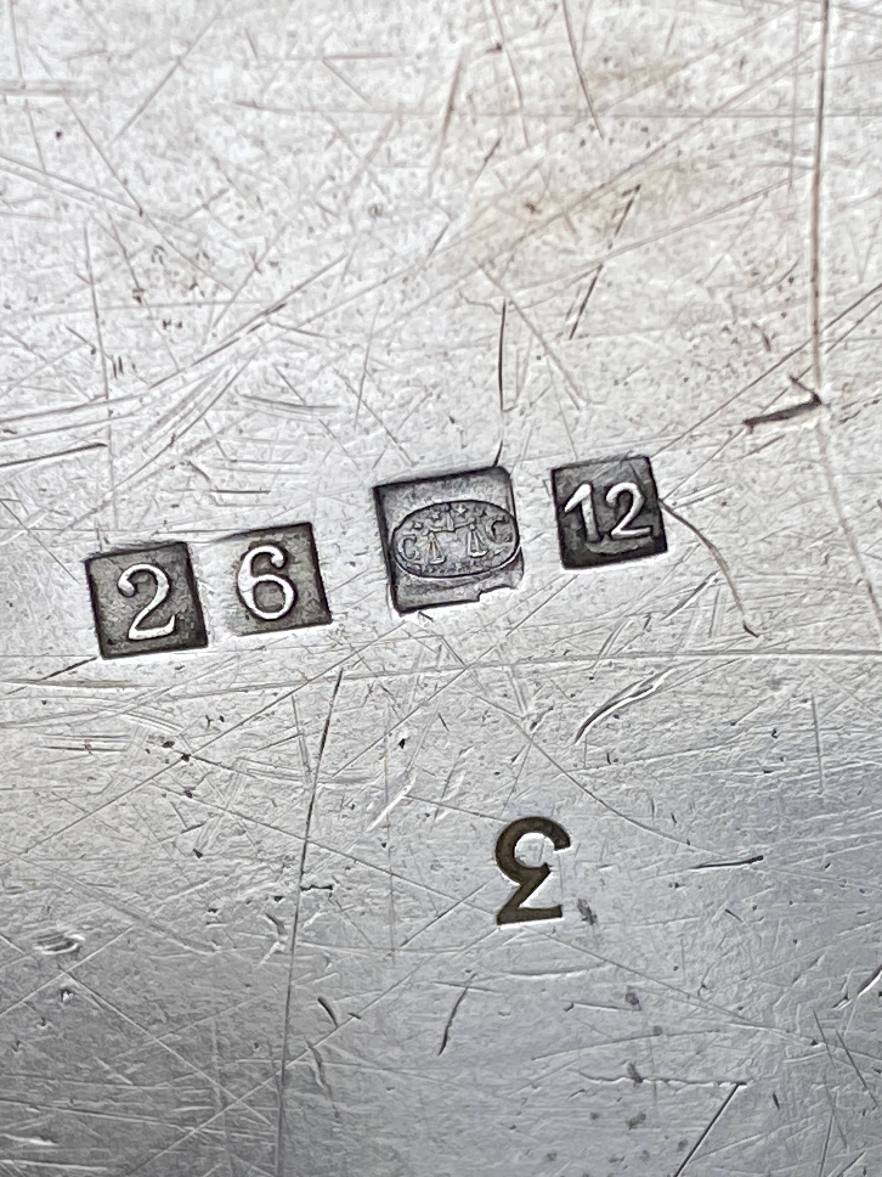 Silver-plated serving dish from the Hôtel des Anglais in Le Touquet