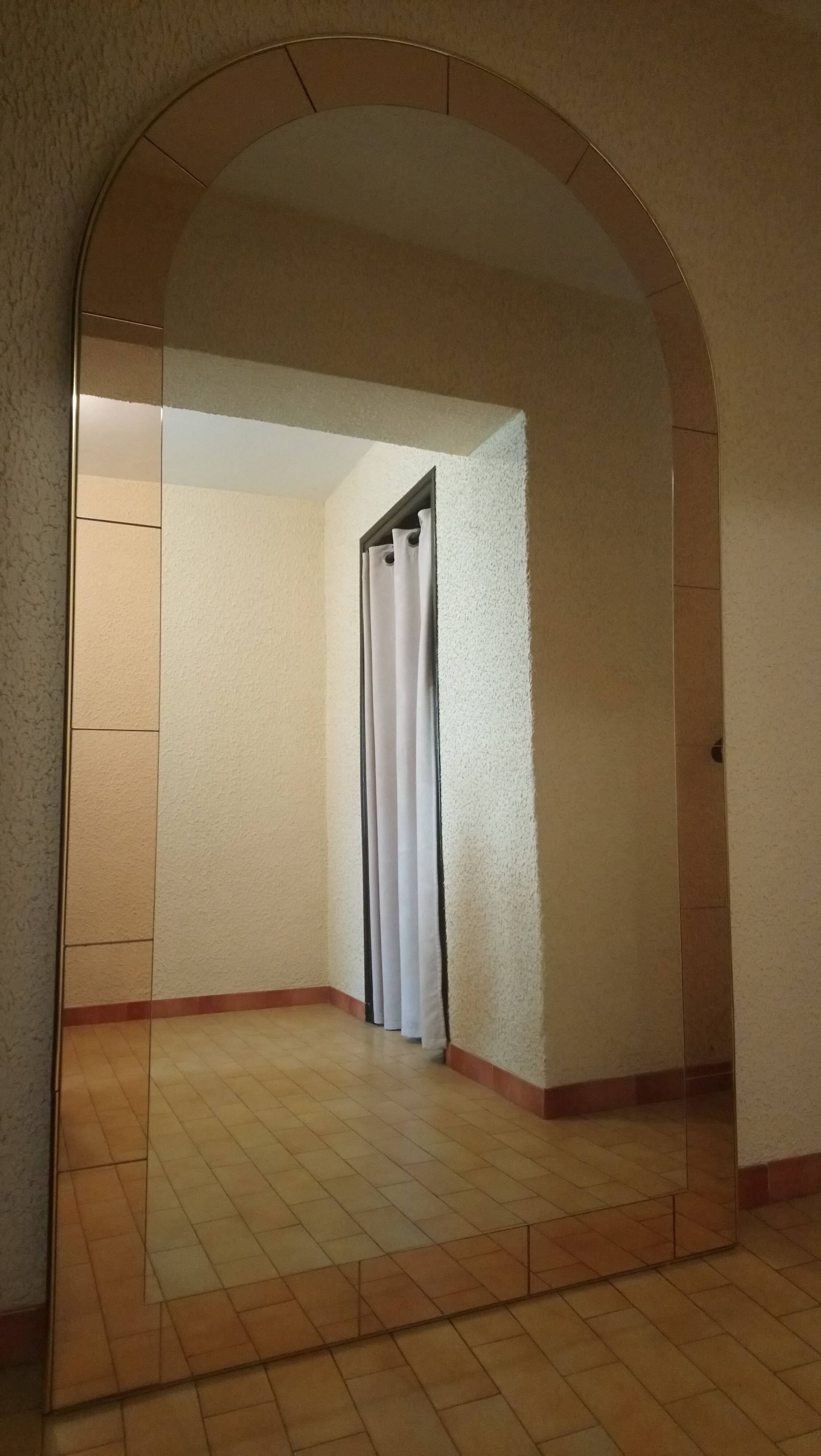 Floor mirror Italian style of the 80s 208x117cm