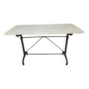 Table bistrot marbre