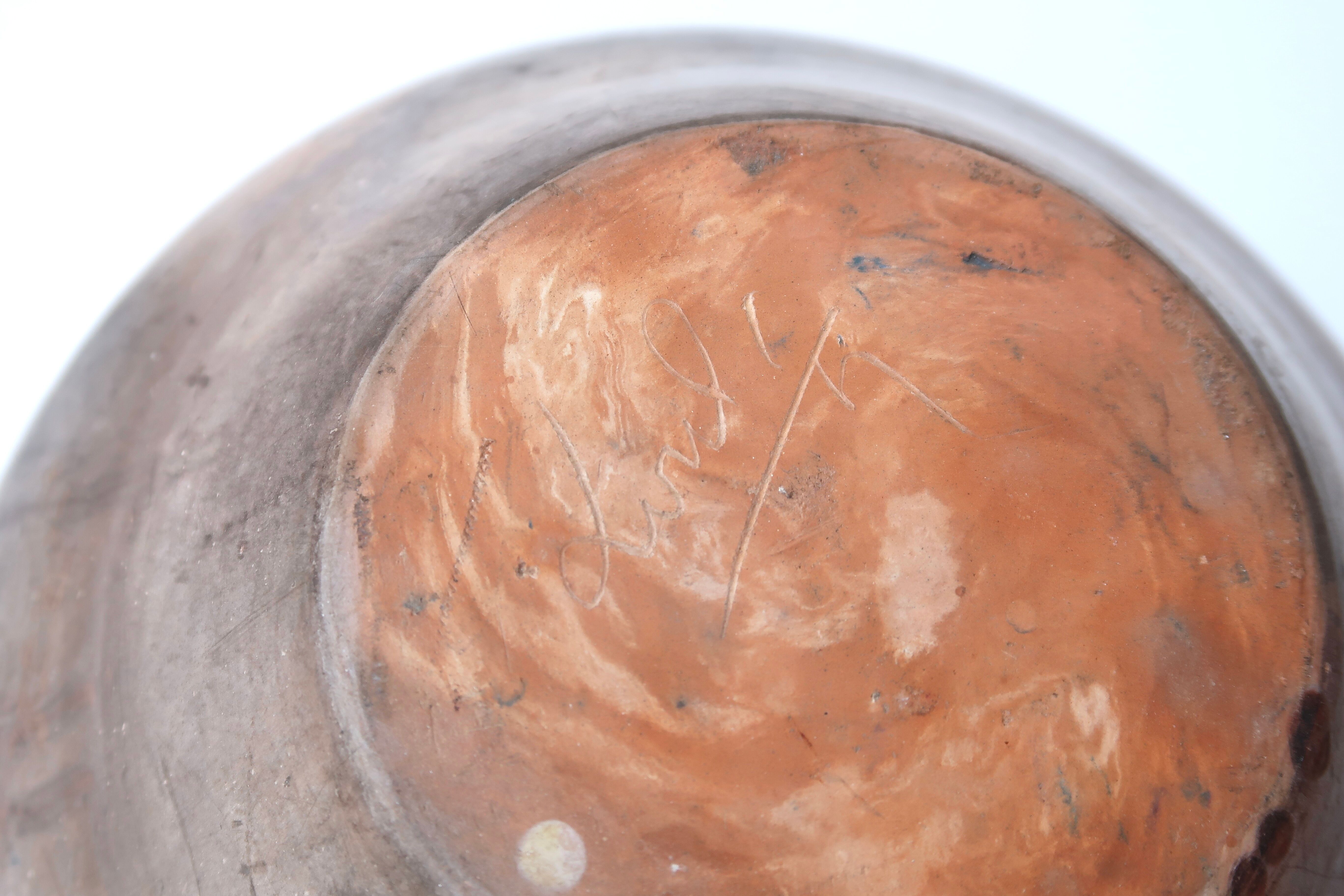 Ceramic vase by Loul Combres 80s