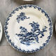 6 green and blue mismatched iron earth plates
