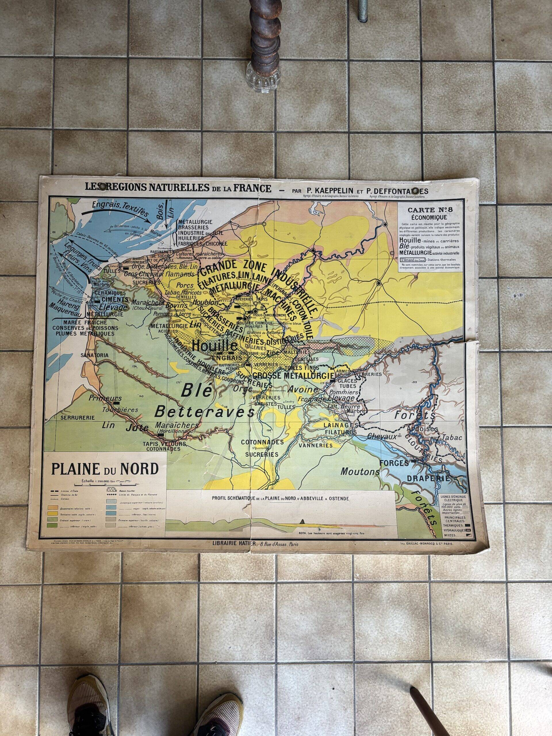 Carte scolaire Hatier - Plaines du Nord