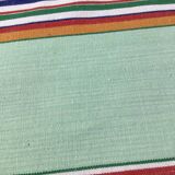 Vintage weave striped rectangular tablecloth