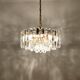 Large Austrian Palazzo Ice Glass Chandelier by J.T. Kalmar