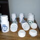 Lot of 7 apothecary jars, spice bottles
