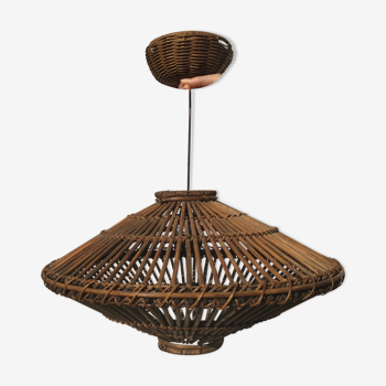 Vintage rattan suspension