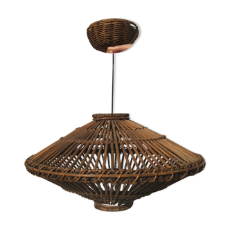 Vintage rattan suspension