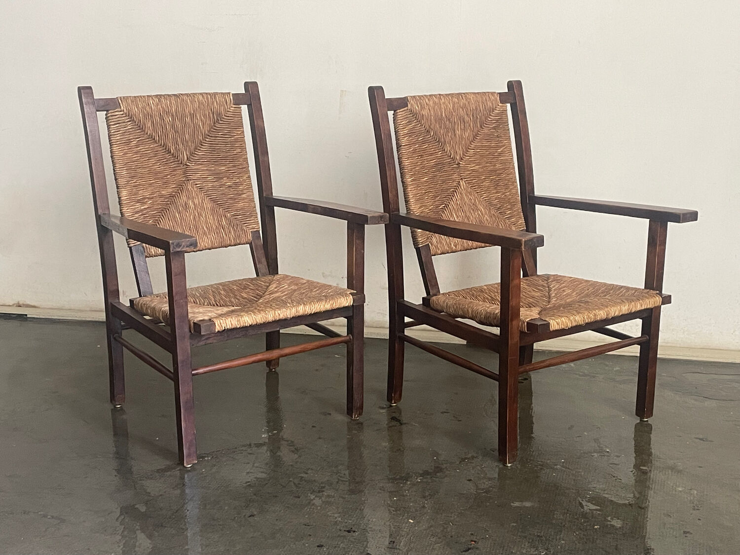 Pair of vintage armchairs