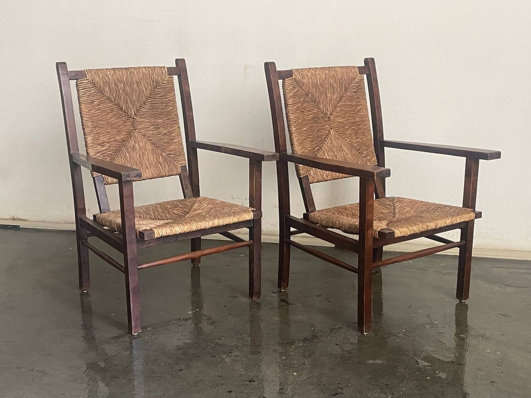 Pair of vintage armchairs