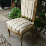 Old Louis XVI fabric chair