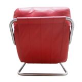 Leather Jan Des Bouvrie armchair, Holland