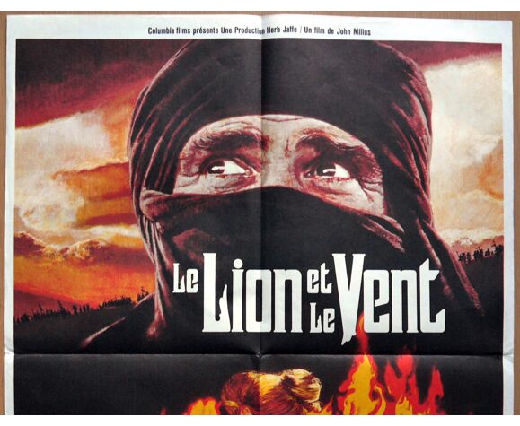 Affiche cinma originale "Le lion et le vent" Sean Connery | Selency
