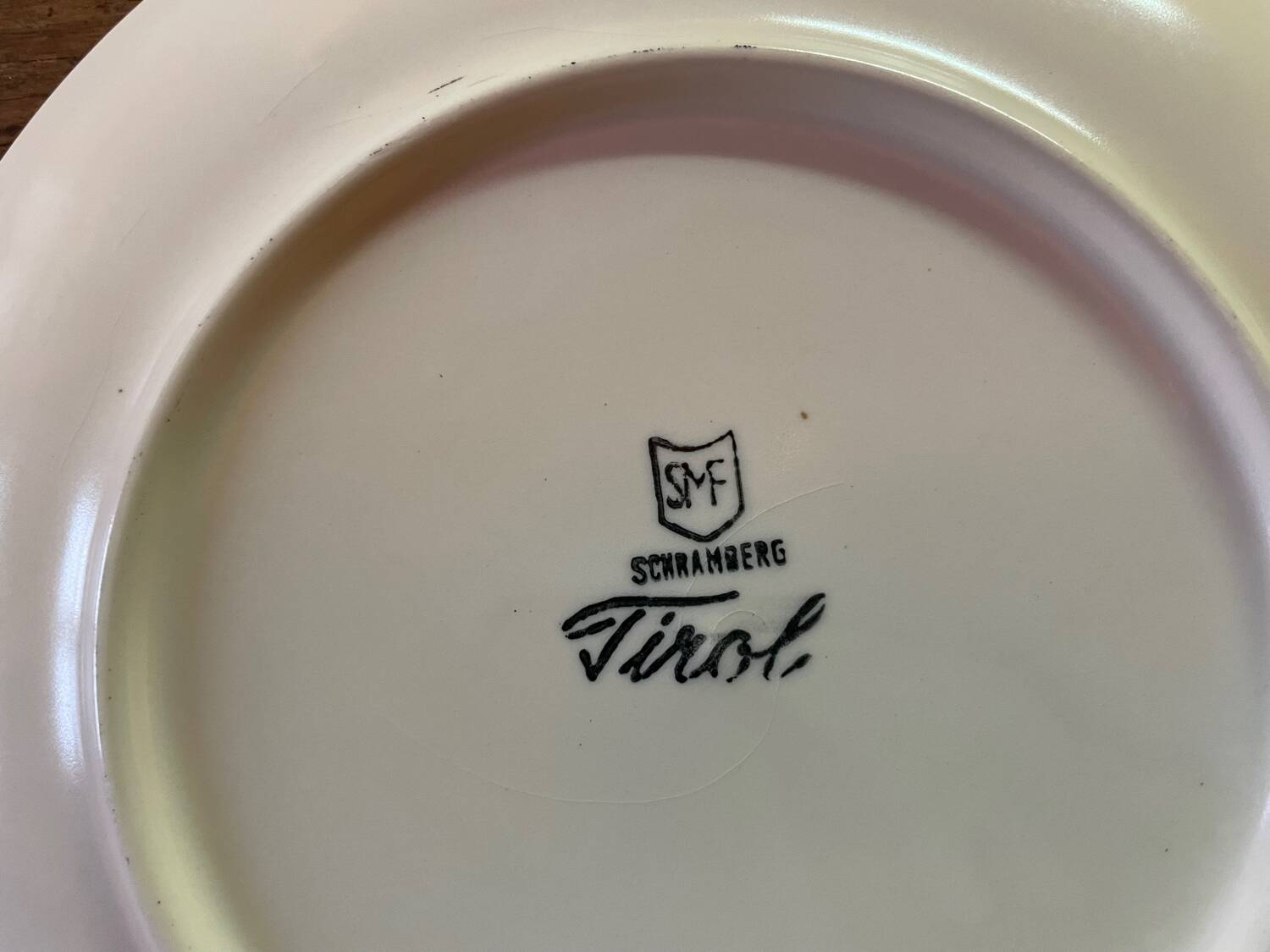 German ceramic plates