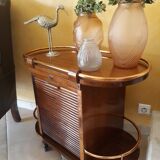 Desserte bar roulante vintage