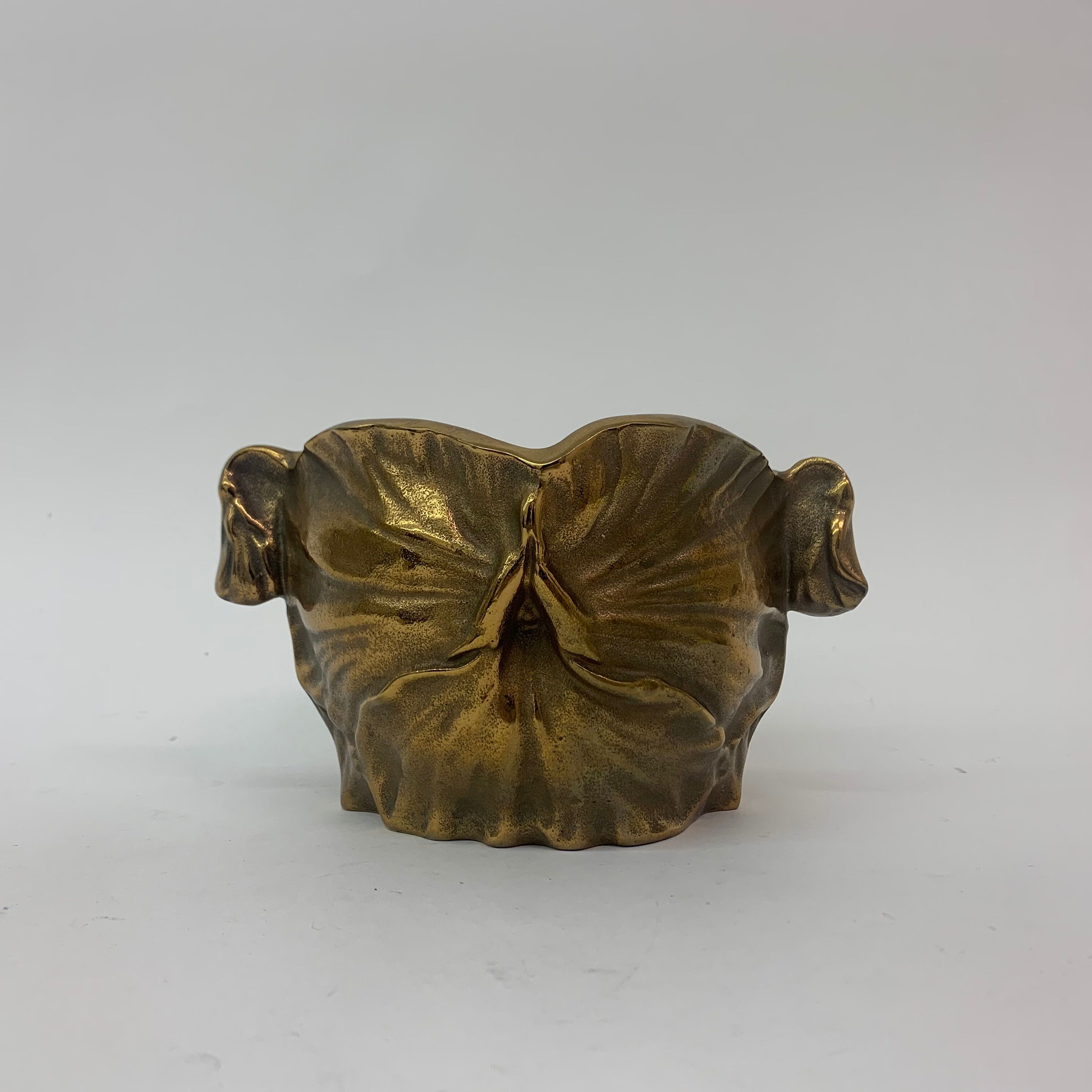 Pot de fleurs en bronze, années 1930