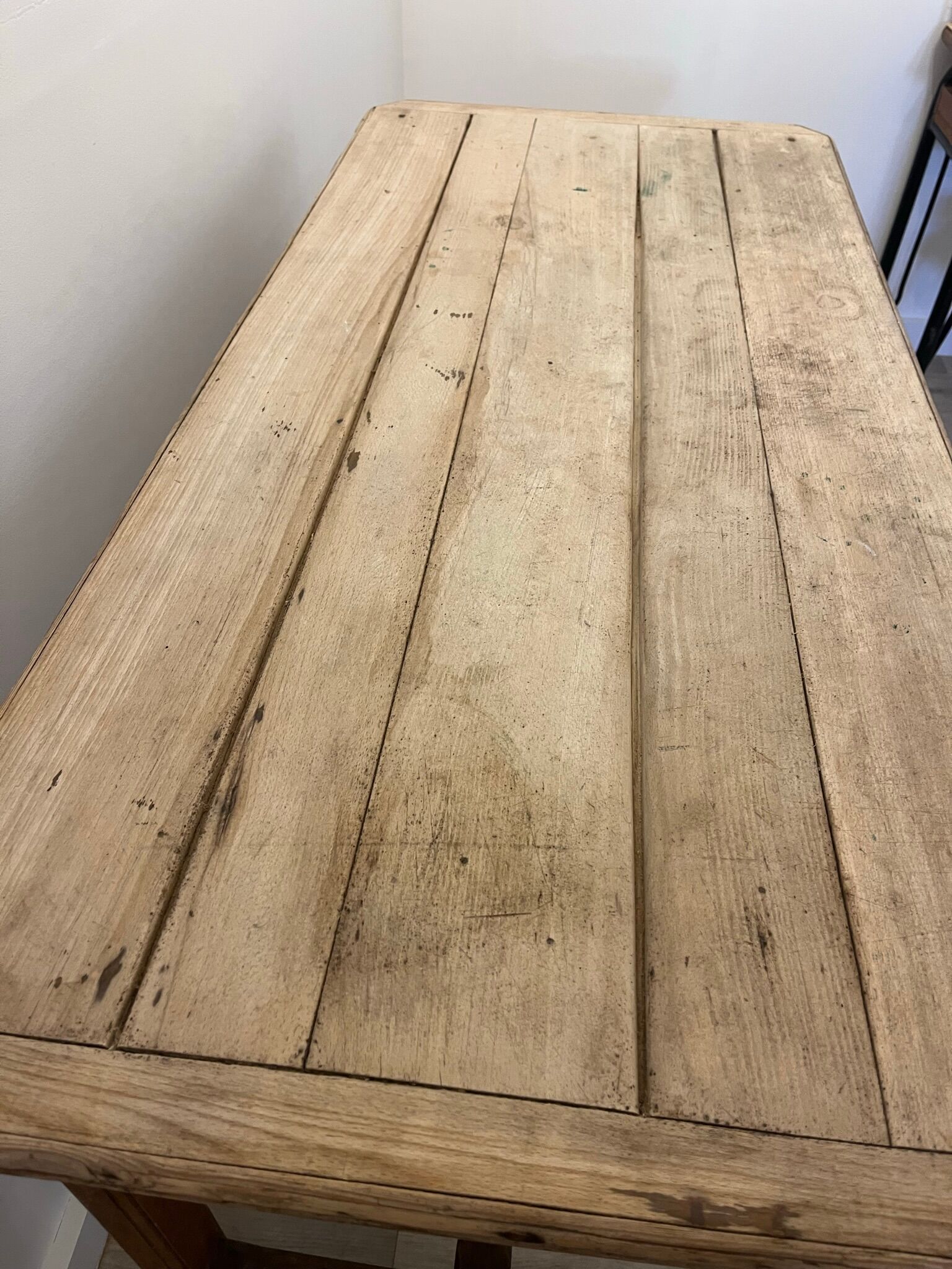Old farmhouse table
