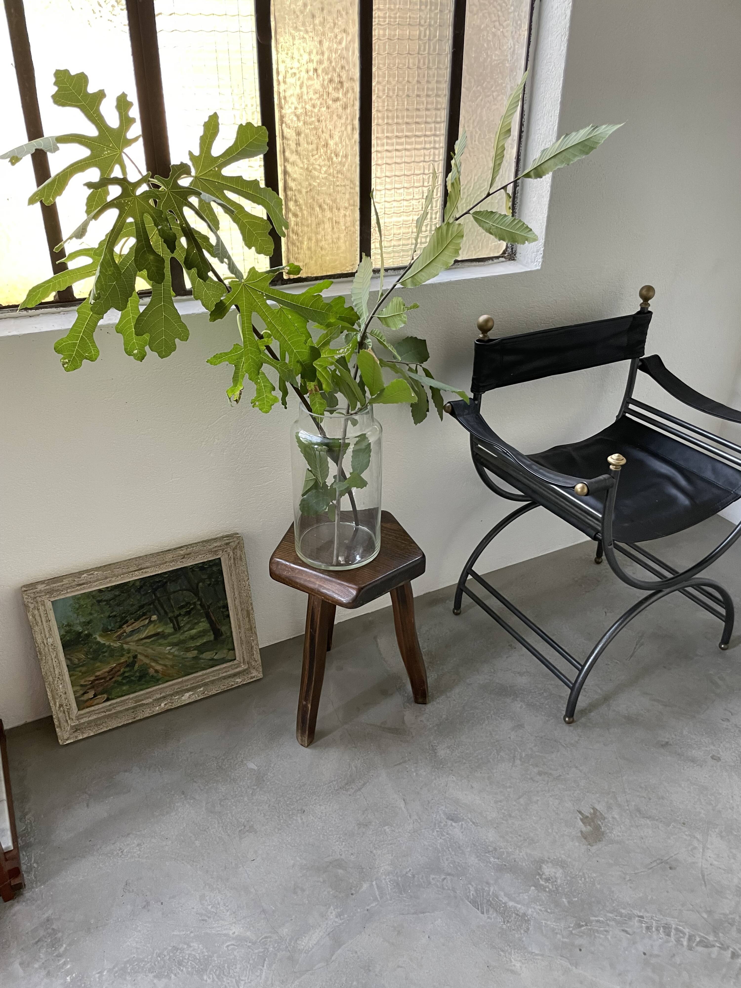 Oil painting walk in the Bailly forest