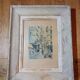Aquarelle "Rue de la montagne Sainte Geneviève àParis"