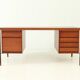 Teak desk by Peter Hvidt and Orla Mølgaard for Søborg, Denmark