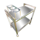 Vintage gold dessert trolley