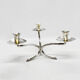 Three-branched plated candlestick, Germany, 1970s