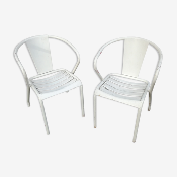 Pair of FT5 Tolix chairs