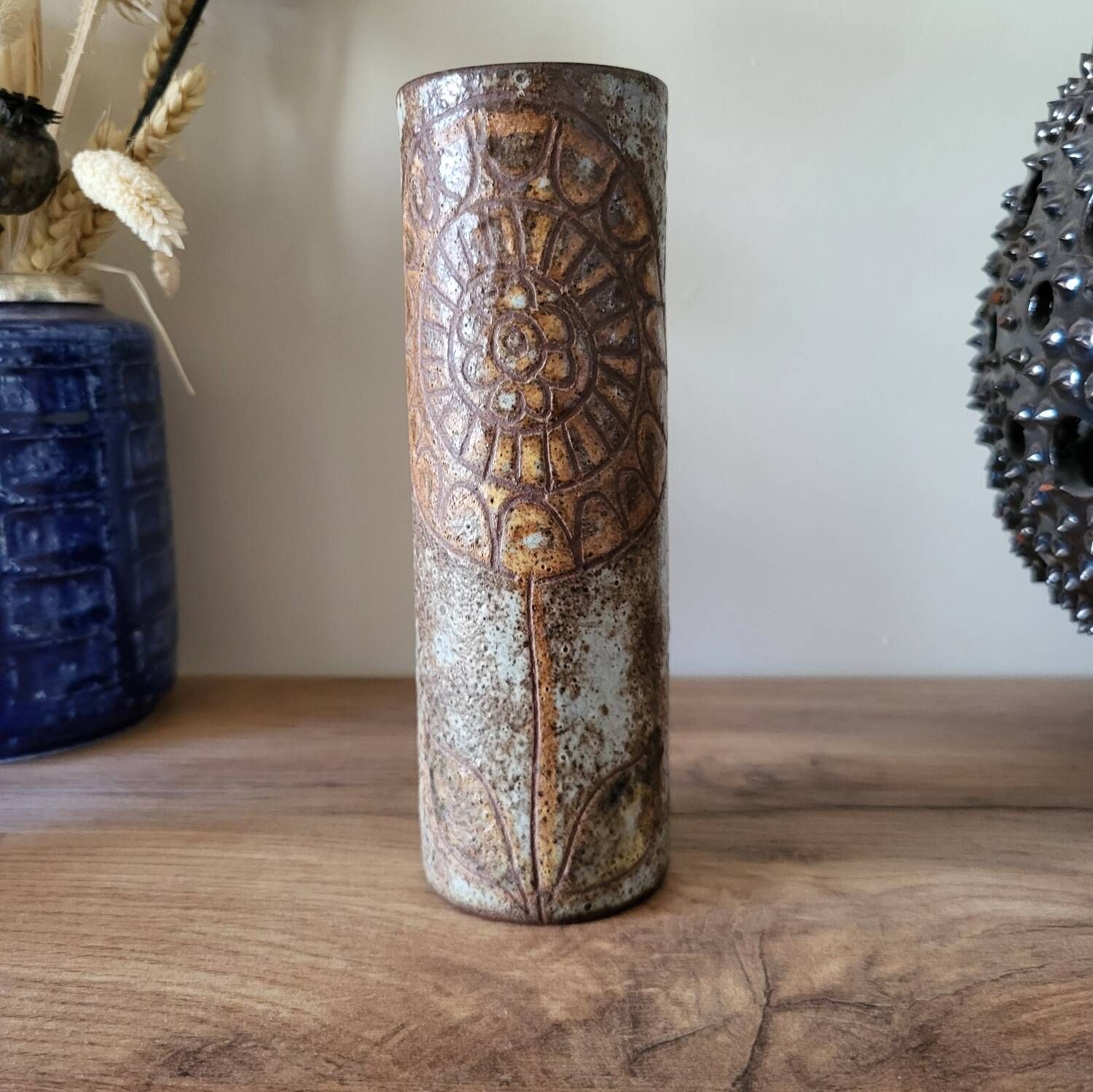 Ceramic vase Alexandre Kostanda Vallauris Mid 20th century / Decor Flo