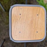 4 tabourets en bois et métal