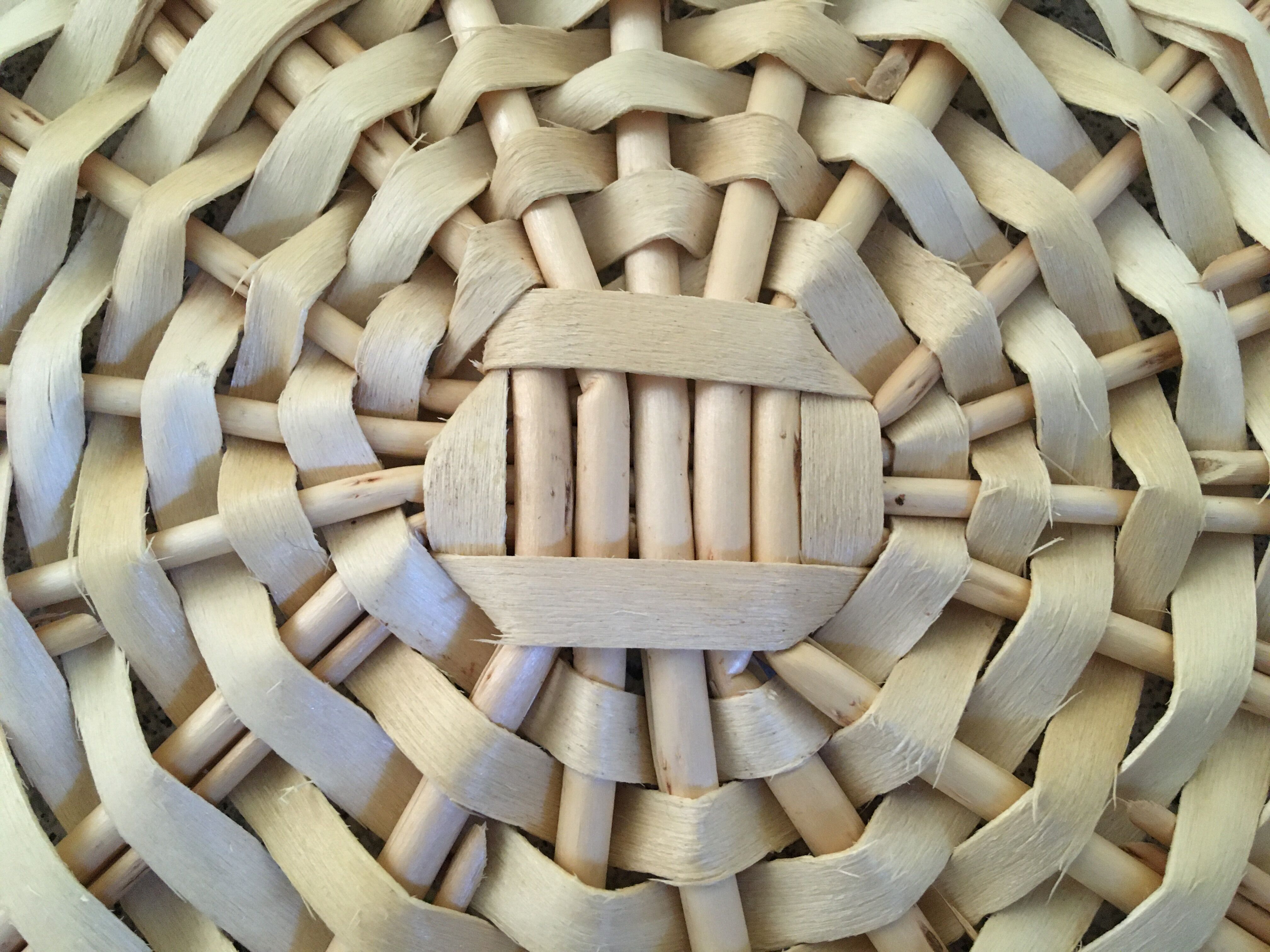 Cheese platter or vintage wicker cake dish