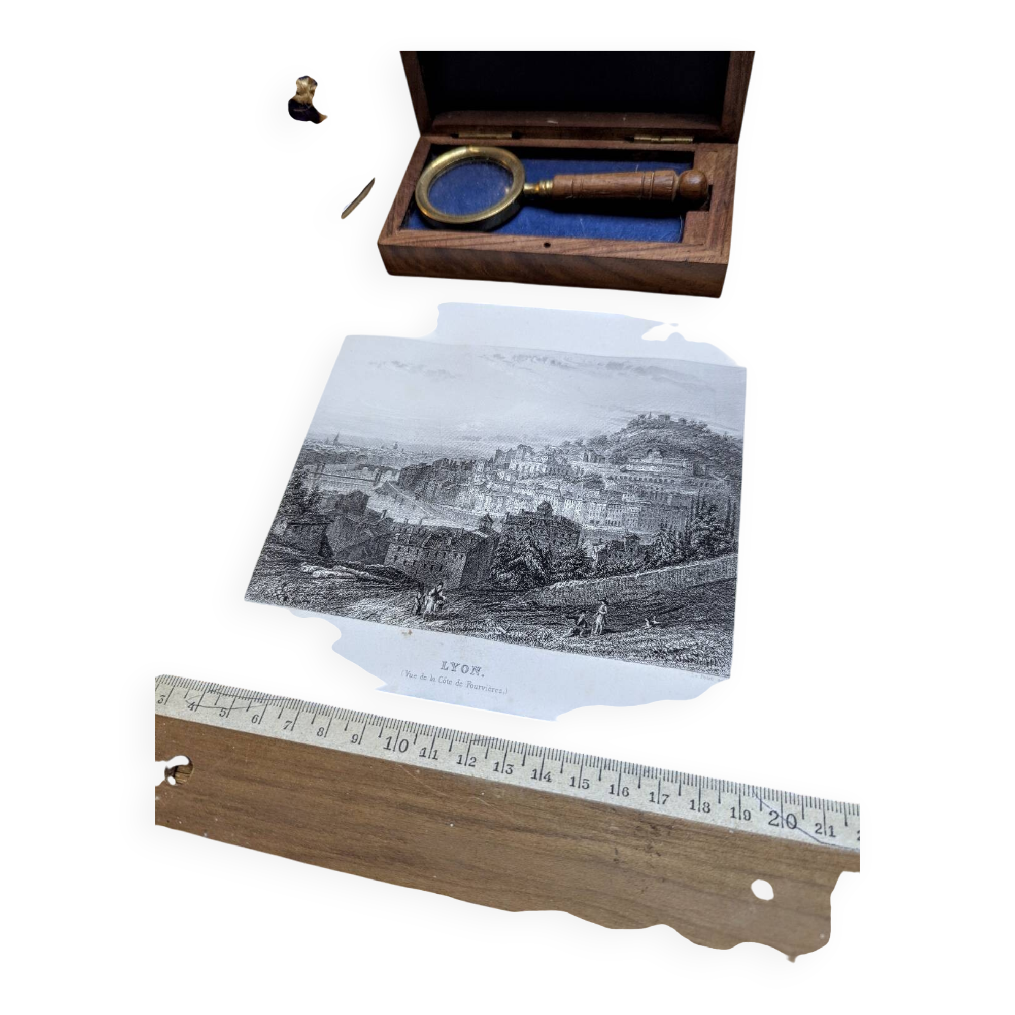 Beaumont-sur-Oise, photo plate printed in 1934.