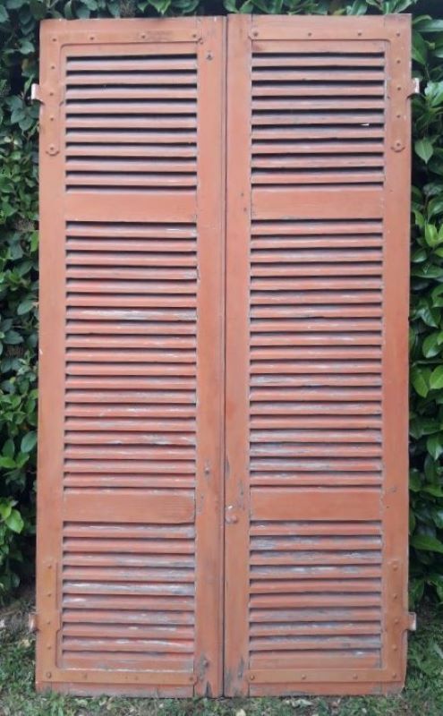 6 volets à persiennes h220cm