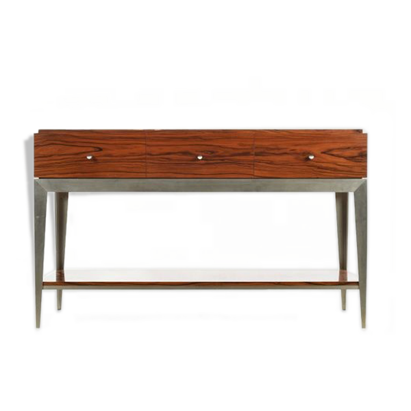 Console design de style scandinave à 3 tiroirs