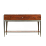 Scandinavian-style design console with 3 drawers