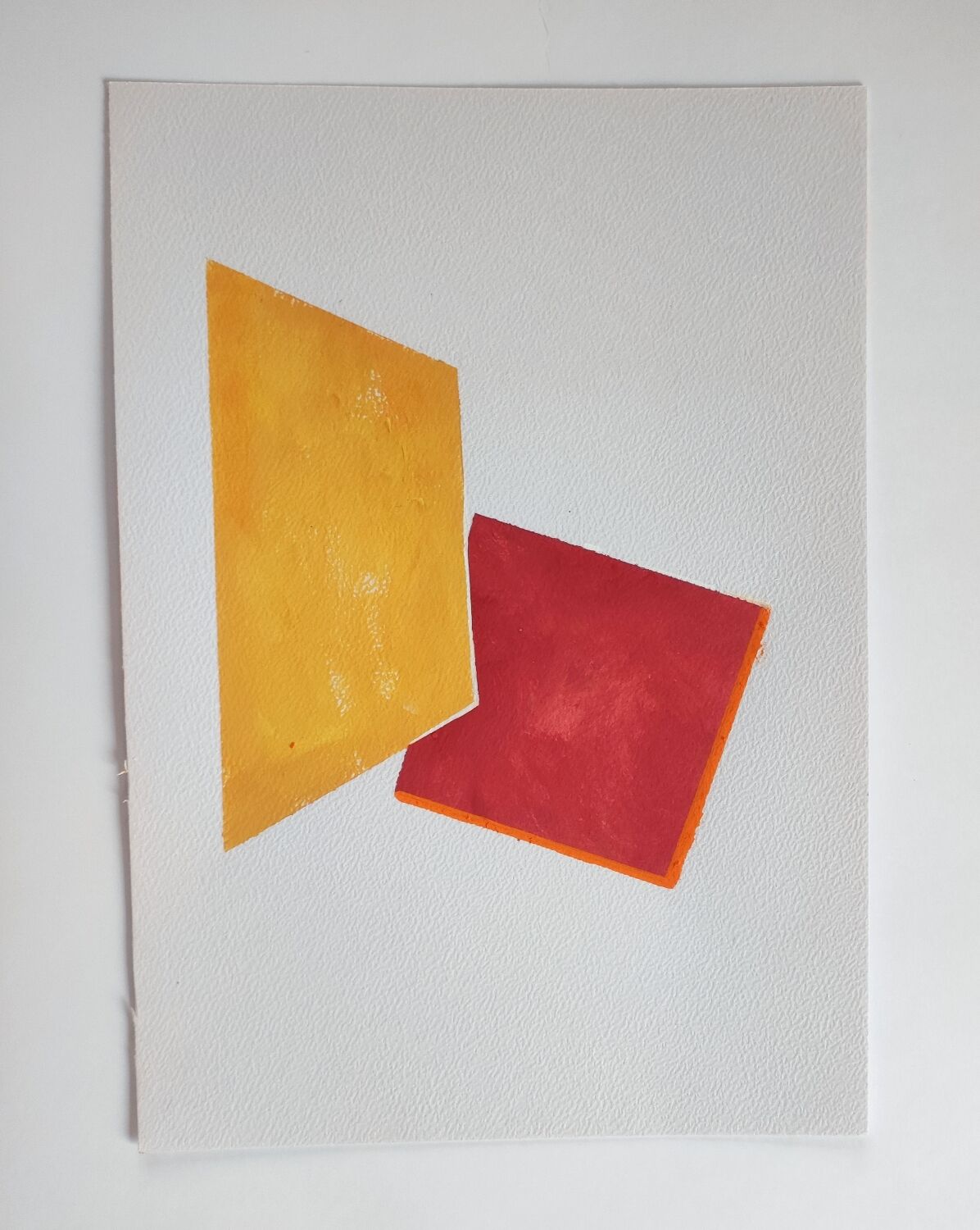 Minimalist geometric painting