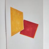 Minimalist geometric painting