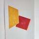 Peinture géométrique minimaliste