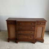 Chiffonier, small 19th century storage unit 1m12 x 74 x 35
