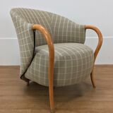 Pair of 80's Cinna design armchairs